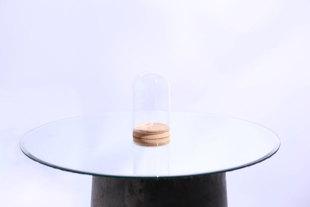 Glass Dome with Cork